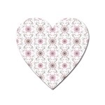 Pattern Texture Design Decorative Heart Magnet