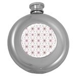 Pattern Texture Design Decorative Round Hip Flask (5 oz)