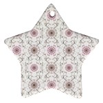Pattern Texture Design Decorative Star Ornament (Two Sides)