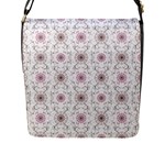 Pattern Texture Design Decorative Flap Closure Messenger Bag (L)