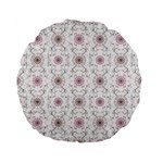 Pattern Texture Design Decorative Standard 15  Premium Flano Round Cushions
