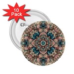 Floral Flora Flower Flowers Nature Pattern 2.25  Buttons (10 pack) 
