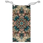 Floral Flora Flower Flowers Nature Pattern Jewelry Bag