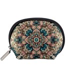 Floral Flora Flower Flowers Nature Pattern Accessory Pouch (Small)