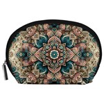 Floral Flora Flower Flowers Nature Pattern Accessory Pouch (Large)