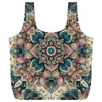 Floral Flora Flower Flowers Nature Pattern Full Print Recycle Bag (XXXL)