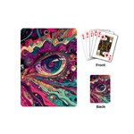 Human Eye Pattern Playing Cards Single Design (Mini)