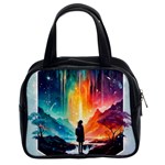 Starry Night Wanderlust: A Whimsical Adventure Classic Handbag (Two Sides)
