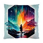 Starry Night Wanderlust: A Whimsical Adventure Standard Cushion Case (One Side)