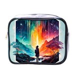 Starry Night Wanderlust: A Whimsical Adventure Mini Toiletries Bag (One Side)