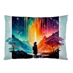 Starry Night Wanderlust: A Whimsical Adventure Pillow Case (Two Sides)