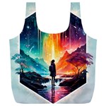 Starry Night Wanderlust: A Whimsical Adventure Full Print Recycle Bag (XXL)