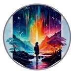 Starry Night Wanderlust: A Whimsical Adventure Wireless Fast Charger(White)