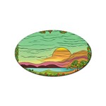 Painting Colors Box Green Sticker (Oval)