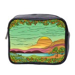 Painting Colors Box Green Mini Toiletries Bag (Two Sides)