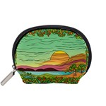 Painting Colors Box Green Accessory Pouch (Small)