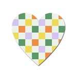 Board Pictures Chess Background Heart Magnet