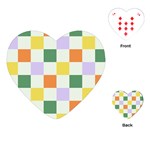 Board Pictures Chess Background Playing Cards Single Design (Heart)
