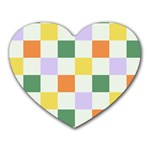 Board Pictures Chess Background Heart Mousepad