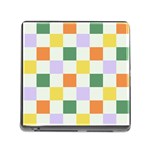 Board Pictures Chess Background Memory Card Reader (Square 5 Slot)