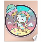 Boy Astronaut Cotton Candy Childhood Fantasy Tale Literature Planet Universe Kawaii Nature Cute Clou Canvas 16  x 20 