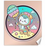 Boy Astronaut Cotton Candy Childhood Fantasy Tale Literature Planet Universe Kawaii Nature Cute Clou Canvas 20  x 24 