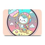 Boy Astronaut Cotton Candy Childhood Fantasy Tale Literature Planet Universe Kawaii Nature Cute Clou Plate Mats