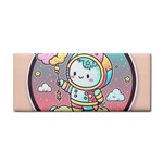 Boy Astronaut Cotton Candy Childhood Fantasy Tale Literature Planet Universe Kawaii Nature Cute Clou Hand Towel