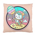 Boy Astronaut Cotton Candy Childhood Fantasy Tale Literature Planet Universe Kawaii Nature Cute Clou Standard Cushion Case (One Side)