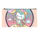 Boy Astronaut Cotton Candy Childhood Fantasy Tale Literature Planet Universe Kawaii Nature Cute Clou Pencil Case