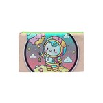 Boy Astronaut Cotton Candy Childhood Fantasy Tale Literature Planet Universe Kawaii Nature Cute Clou Cosmetic Bag (XS)