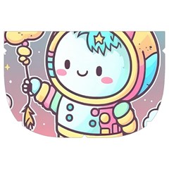 Boy Astronaut Cotton Candy Childhood Fantasy Tale Literature Planet Universe Kawaii Nature Cute Clou Make Up Case (Large) from ZippyPress Side Left