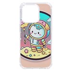 Boy Astronaut Cotton Candy Childhood Fantasy Tale Literature Planet Universe Kawaii Nature Cute Clou iPhone 14 Pro TPU UV Print Case