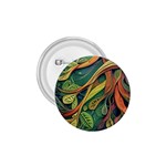 Outdoors Night Setting Scene Forest Woods Light Moonlight Nature Wilderness Leaves Branches Abstract 1.75  Buttons