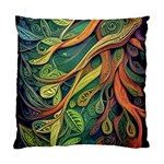 Outdoors Night Setting Scene Forest Woods Light Moonlight Nature Wilderness Leaves Branches Abstract Standard Cushion Case (One Side)