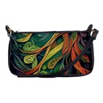 Outdoors Night Setting Scene Forest Woods Light Moonlight Nature Wilderness Leaves Branches Abstract Shoulder Clutch Bag