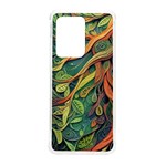 Outdoors Night Setting Scene Forest Woods Light Moonlight Nature Wilderness Leaves Branches Abstract Samsung Galaxy S20 Ultra 6.9 Inch TPU UV Case
