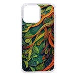 Outdoors Night Setting Scene Forest Woods Light Moonlight Nature Wilderness Leaves Branches Abstract iPhone 14 Pro Max TPU UV Print Case