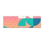 Abstract Geometric Bauhaus Polka Dots Retro Memphis Art Sticker (Bumper)
