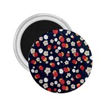 Flowers Pattern Floral Antique Floral Nature Flower Graphic 2.25  Magnets