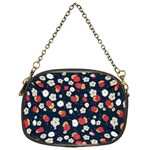 Flowers Pattern Floral Antique Floral Nature Flower Graphic Chain Purse (One Side)