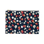 Flowers Pattern Floral Antique Floral Nature Flower Graphic Cosmetic Bag (Large)