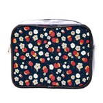 Flowers Pattern Floral Antique Floral Nature Flower Graphic Mini Toiletries Bag (One Side)