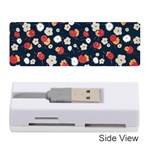 Flowers Pattern Floral Antique Floral Nature Flower Graphic Memory Card Reader (Stick)