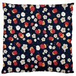 Flowers Pattern Floral Antique Floral Nature Flower Graphic Large Cushion Case (One Side)