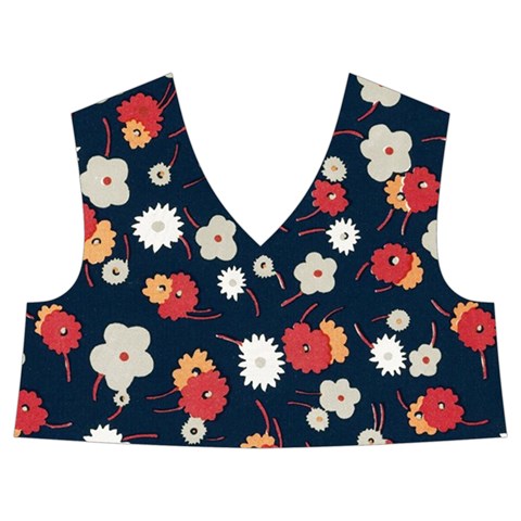 Flowers Pattern Floral Antique Floral Nature Flower Graphic Kids  Midi Sailor Dress from ZippyPress Front Top
