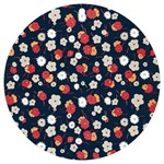 Flowers Pattern Floral Antique Floral Nature Flower Graphic UV Print Acrylic Ornament Round