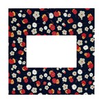 Flowers Pattern Floral Antique Floral Nature Flower Graphic White Box Photo Frame 4  x 6 