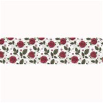 Roses Flowers Leaves Pattern Scrapbook Paper Floral Background Large Bar Mat