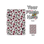 Roses Flowers Leaves Pattern Scrapbook Paper Floral Background Playing Cards 54 Designs (Mini)